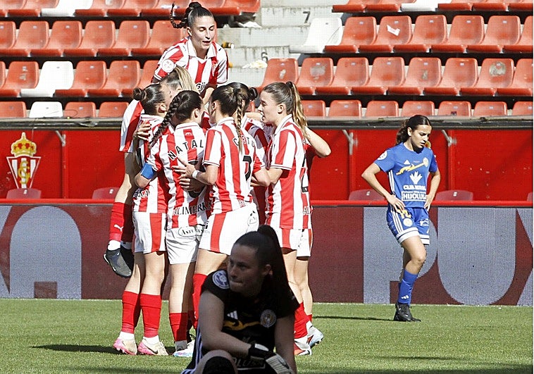 El Sporting femenino sella la permanencia en El Molinón