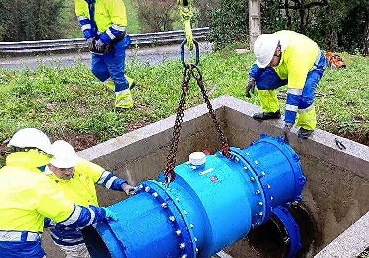 La Empresa de Aguas de Gijón ejecuta el 54% del total de la inversión prevista en el proyecto Arrudos 100