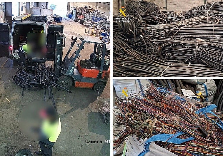 13.000 kilos de cable robado en Asturias y 31.000 euros de beneficio: hay un detenido y un investigado