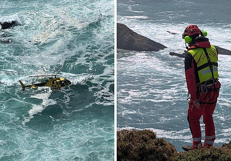 Hallado el cadáver de un hombre en el Cabo Vidio tras un amplio operativo de búsqueda: llevaba 48 horas desaparecido