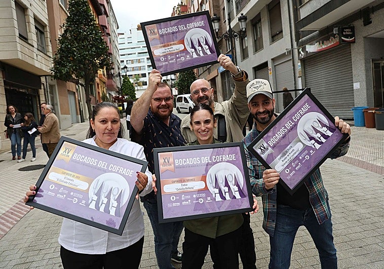 Un pincho sin gluten reina en los 'Bocados del Cofrade' de Oviedo