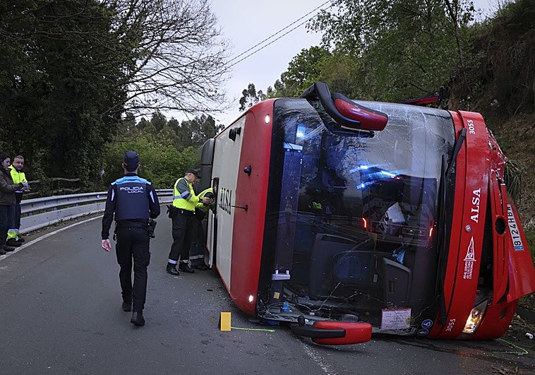 Los vecinos de Somió estallan contra las carreras ilegales tras el accidente de autobús: «Hay verdadero miedo»