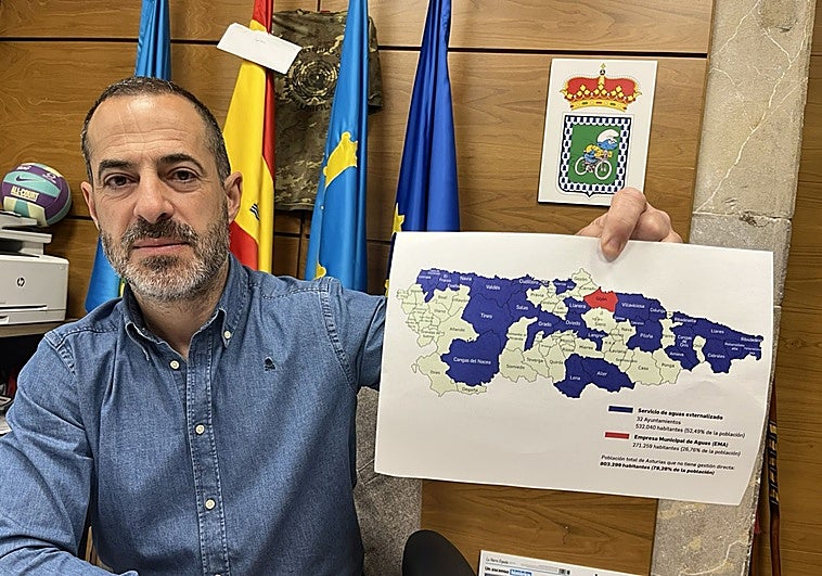 El alcalde de Siero estalla y carga contra CC OO por la gestión del agua: «Este sindicato es el coco del progreso»