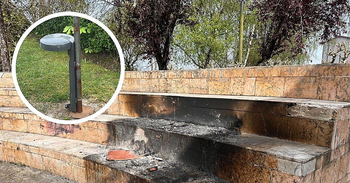 Oleada de vandalismo en parques municipales de Avilés