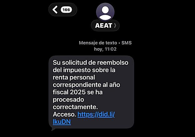 Alerta de smishing: el falso SMS de la Agencia Tributaria sobre la ...