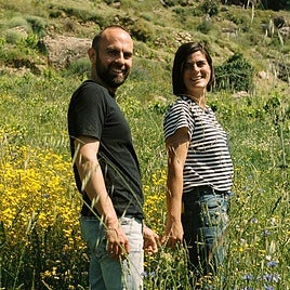 Guzmán Sánchez y Bárbara Requejo, en plena naturaleza.