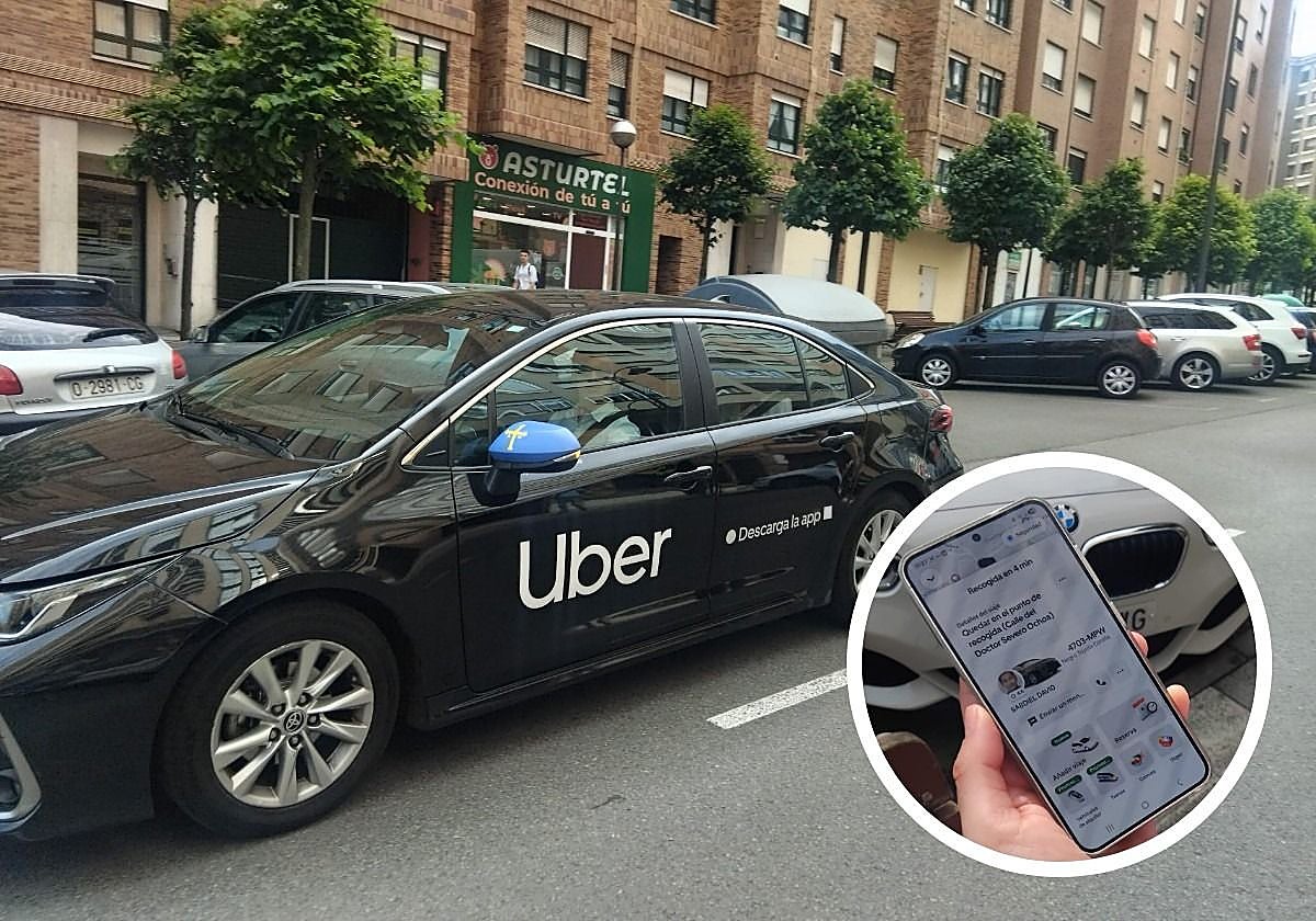 Los taxistas avilesinos alertan sobre los incumplimientos de Uber y se muestran vigilantes