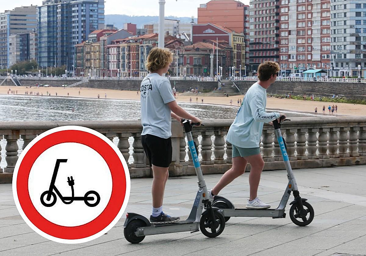 Gijón pone a raya a los patinetes eléctricos: vetados en la mayor parte de las calles del centro desde el 1 de junio