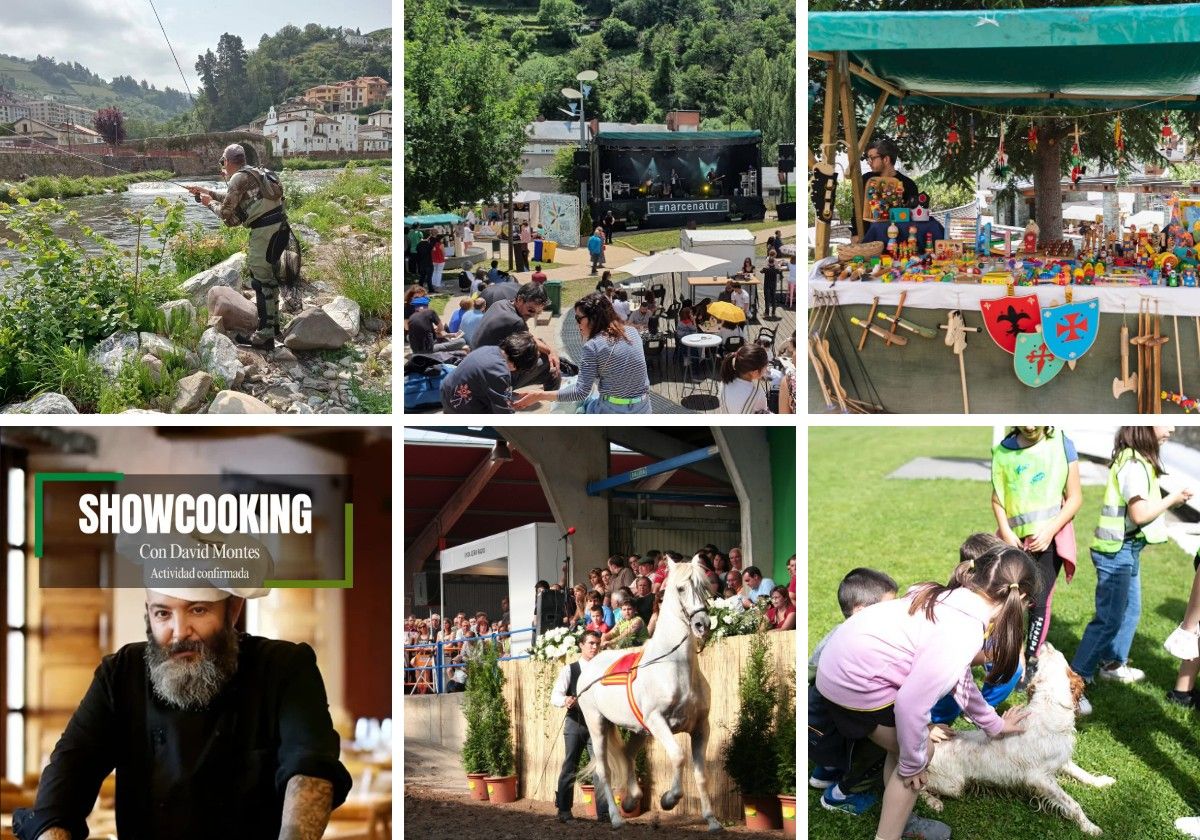 Narcenatur: vuelos en globo, showcookings y espectáculos ecuestres en Cangas de Narcea
