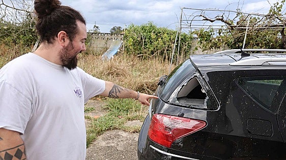 Hablan los afectados del tornado en Antromero: «Vi los árboles doblarse completamente como plastilina»