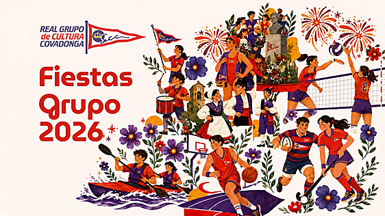El Grupo Covadonga abre cinco días de fiesta en Gijón con música, deporte y homenaje a sus socios