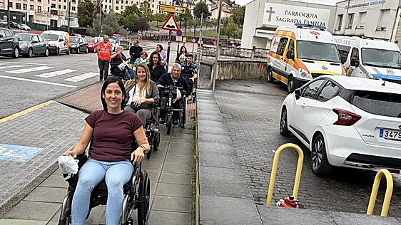 Difac examina la accesibilidad de Corvera: «Es un concejo que sabe escuchar»