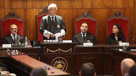 La apertura del curso judicial en Asturias, en imágenes