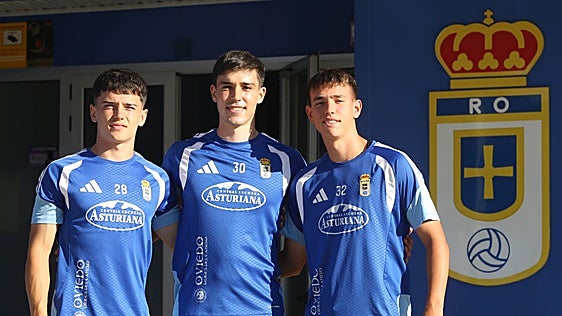 Dieguito, Marco Esteban y Enzo Pérez.
