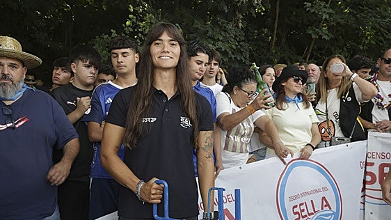 Sara Ouzande, una campeona al mando del cepo del Descenso del Sella