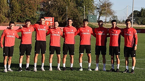 Chris Ferreres, Pablo García, Iker Martínez, Guille Rosas, Diego Sánchez, Nacho Martín, Enol Prendes, Bruno Rubio y Gaspar Campos.