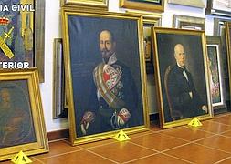 Recuperados siete retratos robados de Méndez y Madrazo