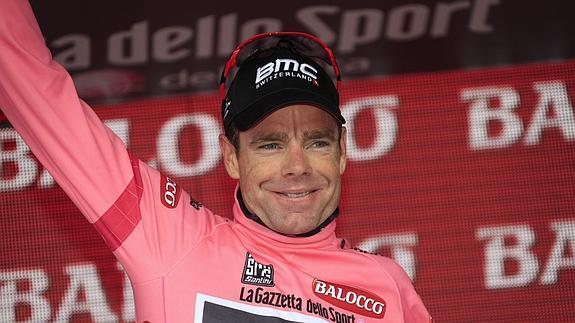 Evans, nuevo líder del Giro. 