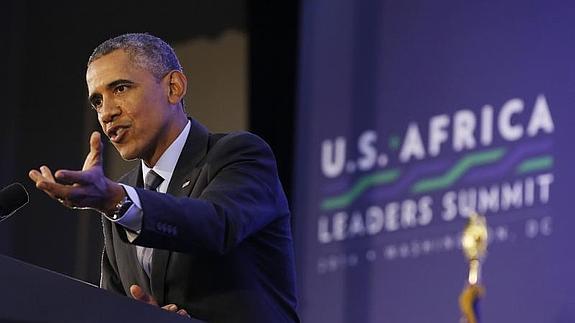 Obama, durante la cumbre. 