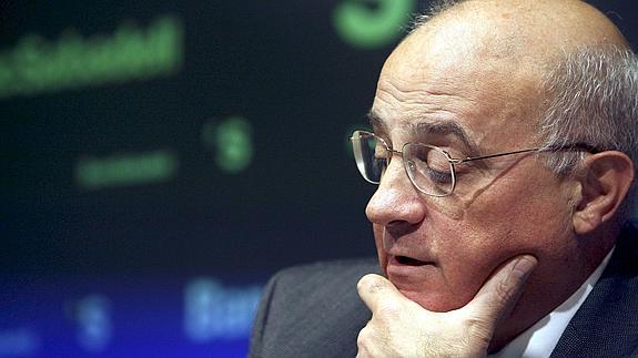 El presidente de Banco Sabadell, Josep Oliu. 