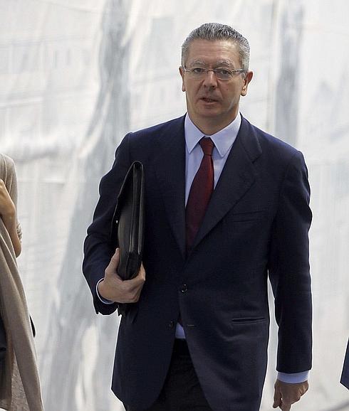 El ministro de Justicia, Alberto Ruiz-Gallardón. 