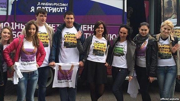 Sanciones, culto a Putin, amenaza nuclear y camisetas