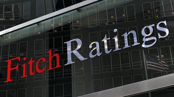 Fachada de la sede de la agencia de rating Fitch. 