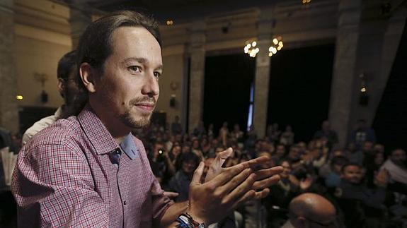El líder de Podemos , Pablo Iglesias.
