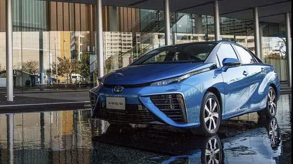 Mirai, el vehículo con pila de hidrógeno de Toyota.