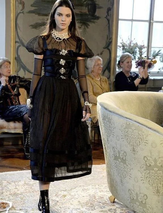 Kendall Jenner, en el desfile de Chanel. 