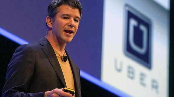 El fundador de Uber, Travis Kalanick. 