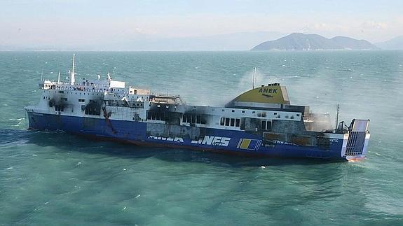 El ferry 'Norman Atlantic'.