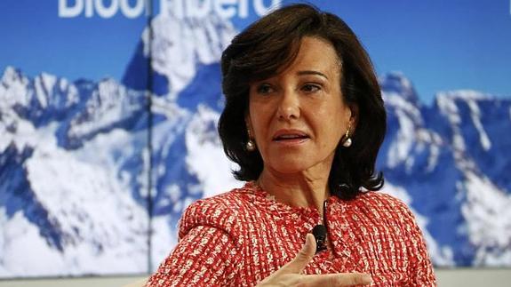 La presidenta del Banco Santander, Ana Botín. 