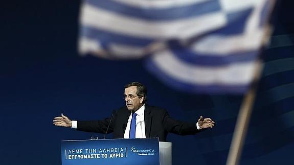 El primer ministro griego, el conservador Andonis Samarás. 