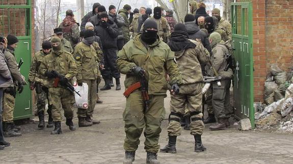 Miembros del Ejército ucraniano. 