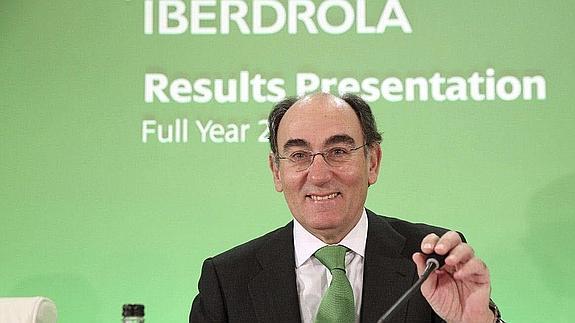 El presidente de Iberdrola, Ignacio Sánchez Galán.