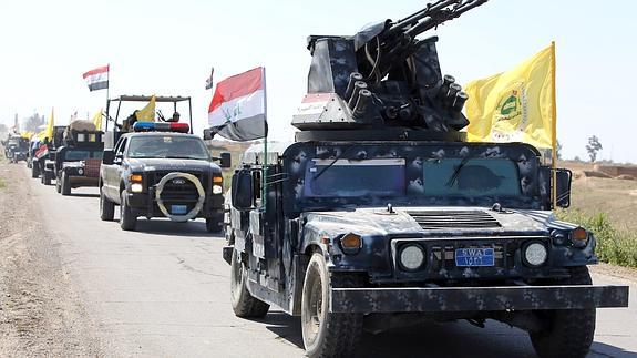 Convoy del Ejército iraquí. 