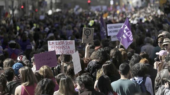 Marcha en Madrid. 