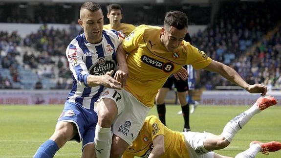 Más disputas que juego en Riazor. 