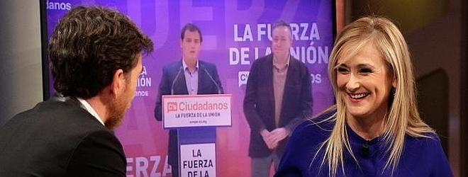 Cifuentes, en un momento de la entrevista 