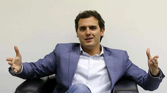 El líder de C's, Albert Rivera. 