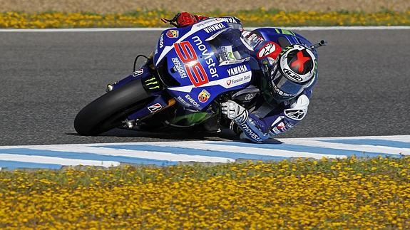 Lorenzo rueda en Jerez. 