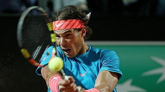 Rafa Nadal, en Roma. 