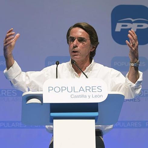 El expresidente José María Aznar. 