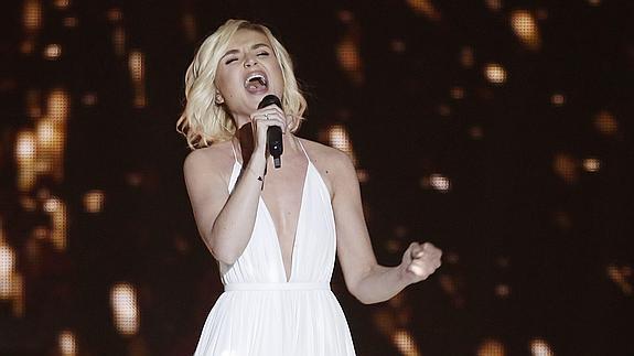 La representante rusa, Polina Gagarina. 