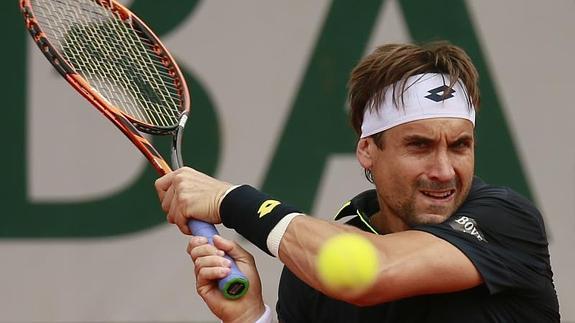 David Ferrer, en su estreno. 