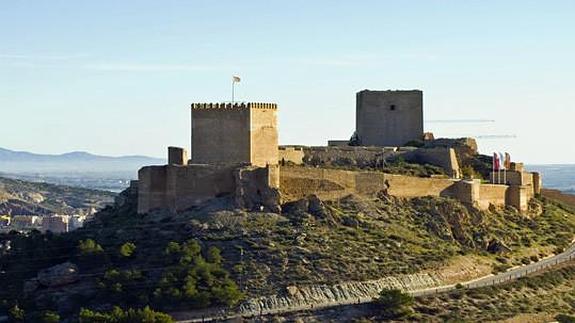 Castillo o Fortaleza del Sol en Lorca.