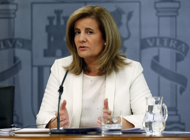 La ministra de Empleo, Fátima Báñez. 