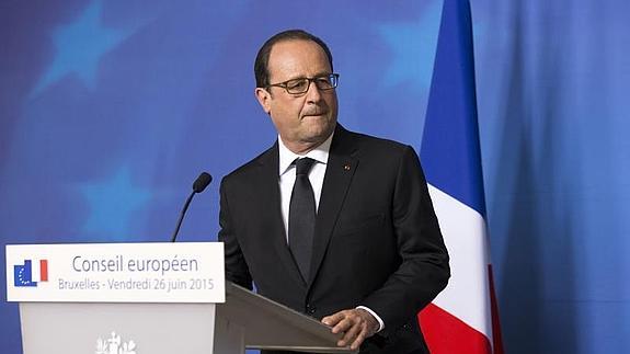 El presidente francés, François Hollande.