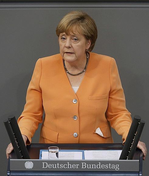 Angela Merkel. 